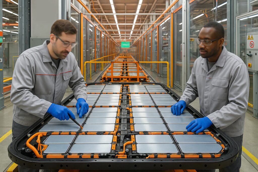 EV battery man